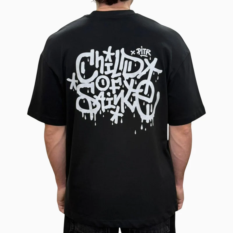 T Shirt Saint-Etienne Child Of Sainté X PITR PRT PREM Noir/Anthracite