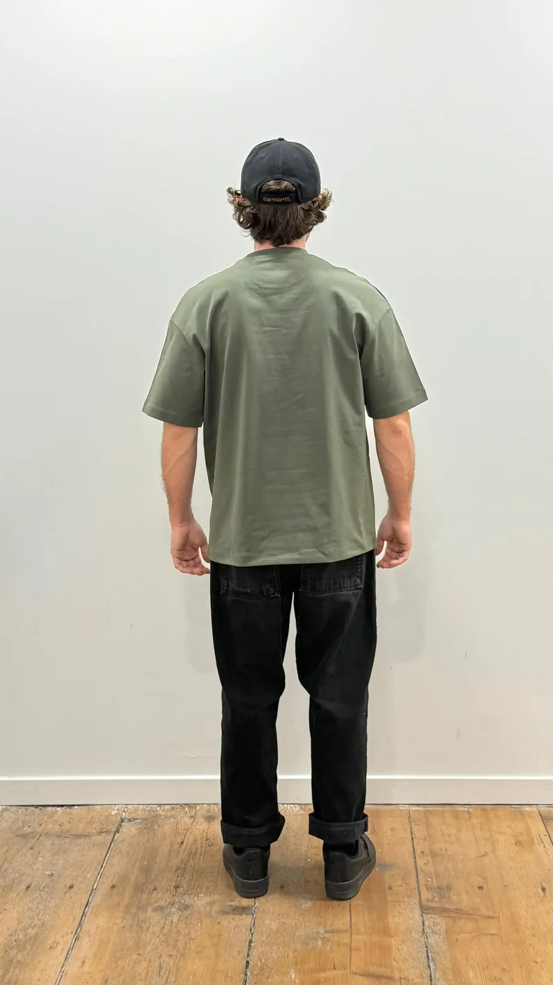 T Shirt Saint-Etienne Child Of Sainté HEART EMB Khaki/Beige