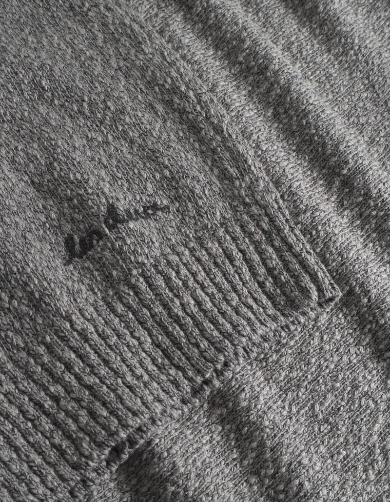 Les Deux Billy Mouliné Knitted Polo Black