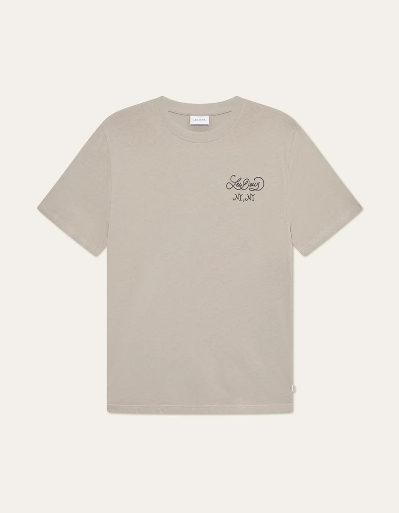 Les Deux Orchard T-Shirt Dark Sand