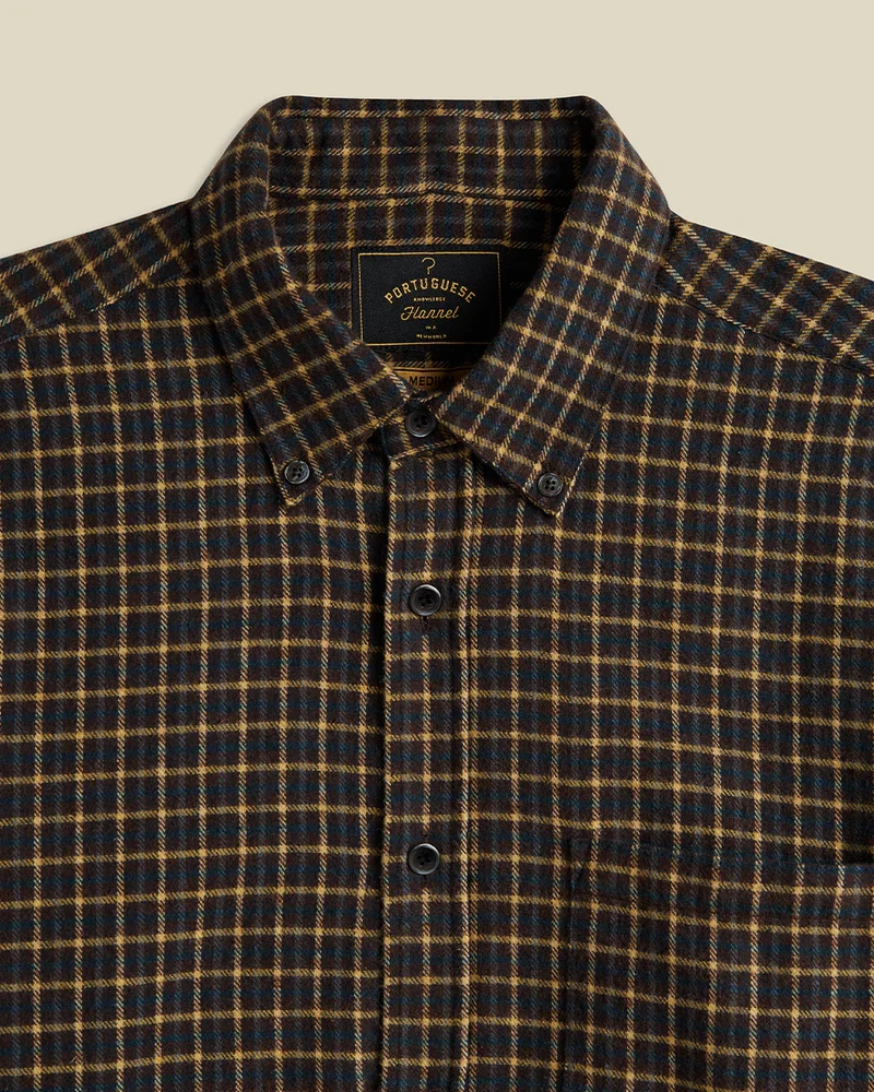 Portuguese Flannel TERRA L/S SHIRT Bordeaux