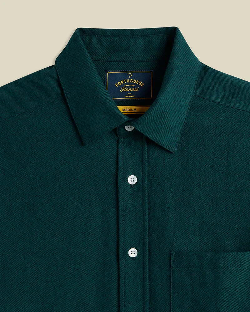 Portuguese Flannel TECA 2.0 L/S SHIRT Green
