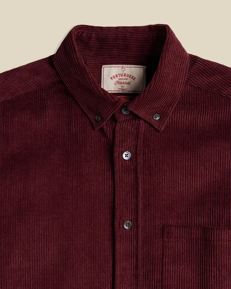 Portuguese Flannel LOBO 2.0 L/S SHIRT Bordeaux