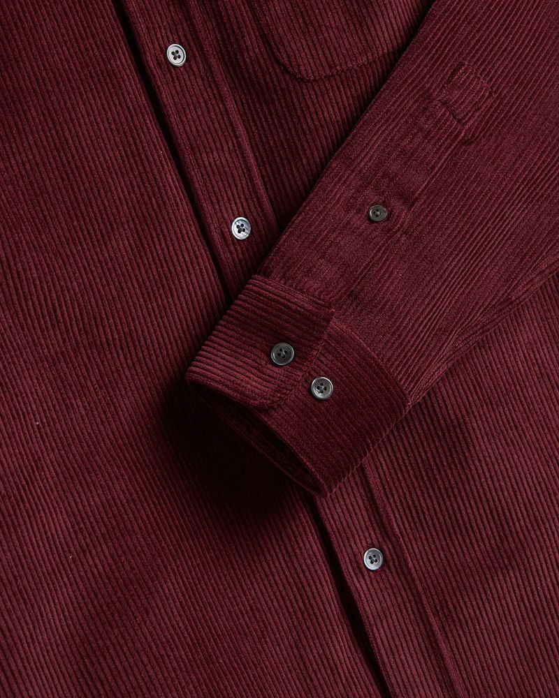 Portuguese Flannel LOBO 2.0 L/S SHIRT Bordeaux