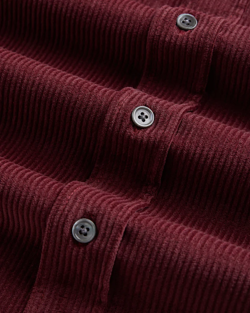 Portuguese Flannel LOBO 2.0 L/S SHIRT Bordeaux