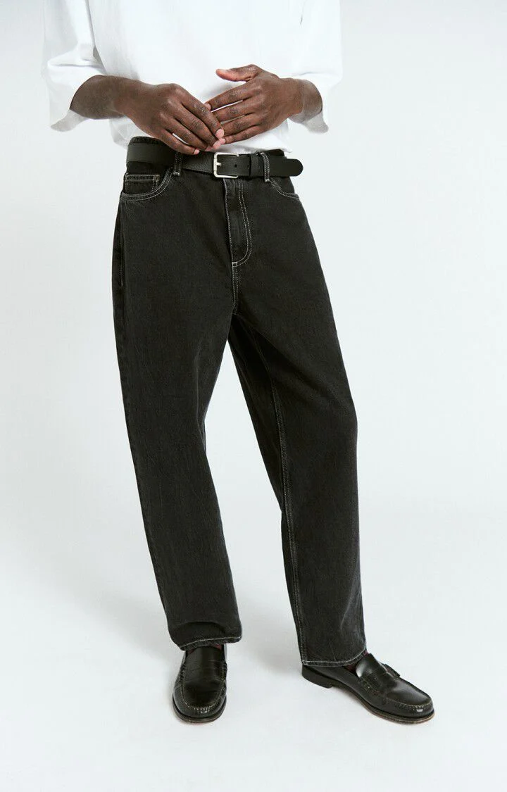 American Vintage JEAN DROIT HOMME YOPDAY BLACK VINTAGE