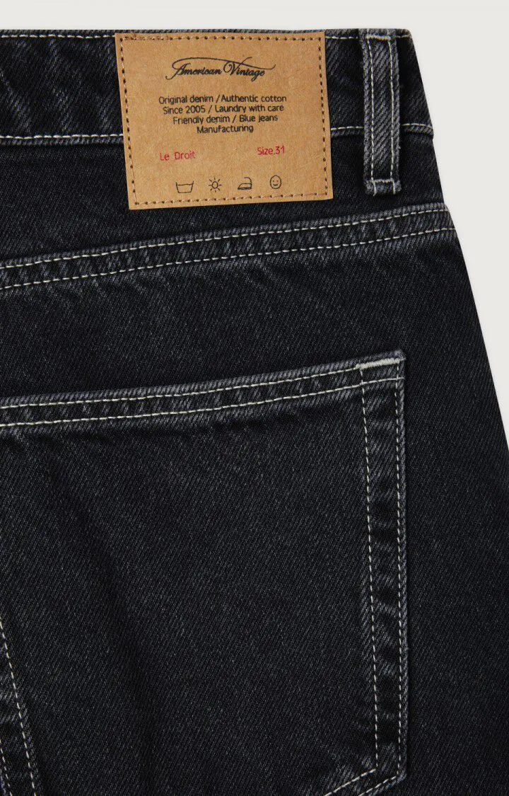 American Vintage JEAN DROIT HOMME YOPDAY BLACK VINTAGE