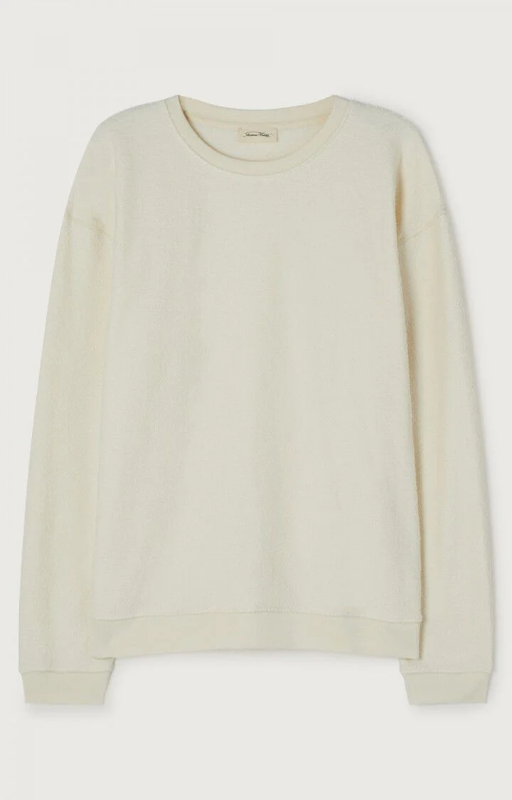 American Vintage SWEAT HOMME BOBYPARK ECRU
