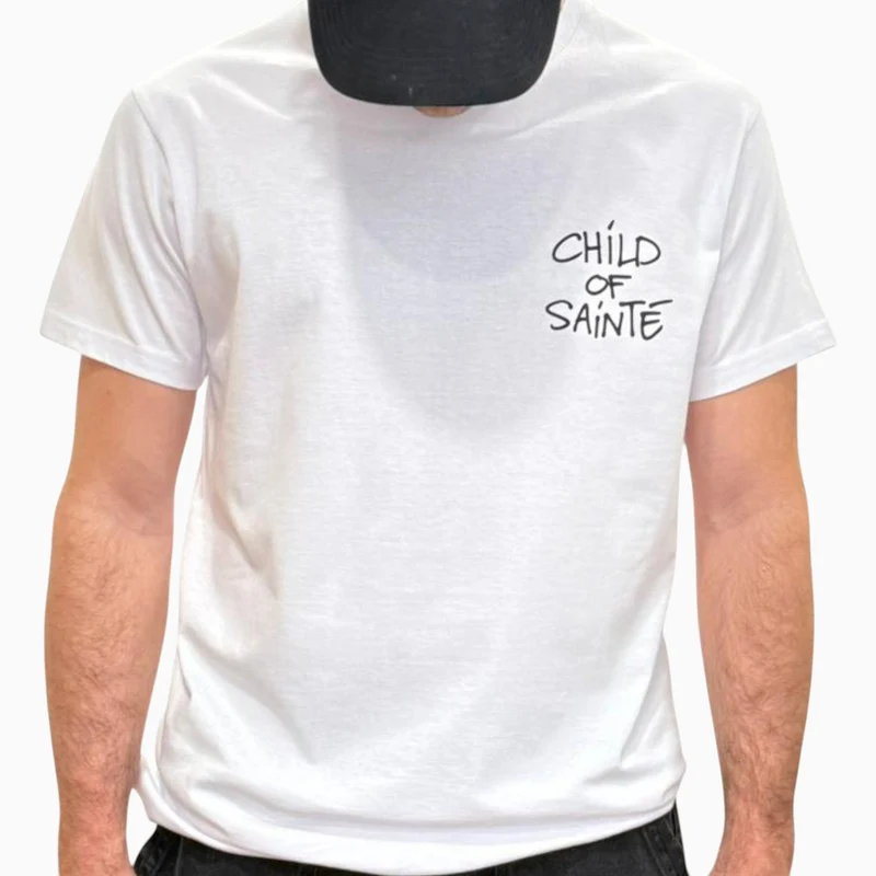 T Shirt Saint-Etienne Child Of Sainté Cœur Blanc