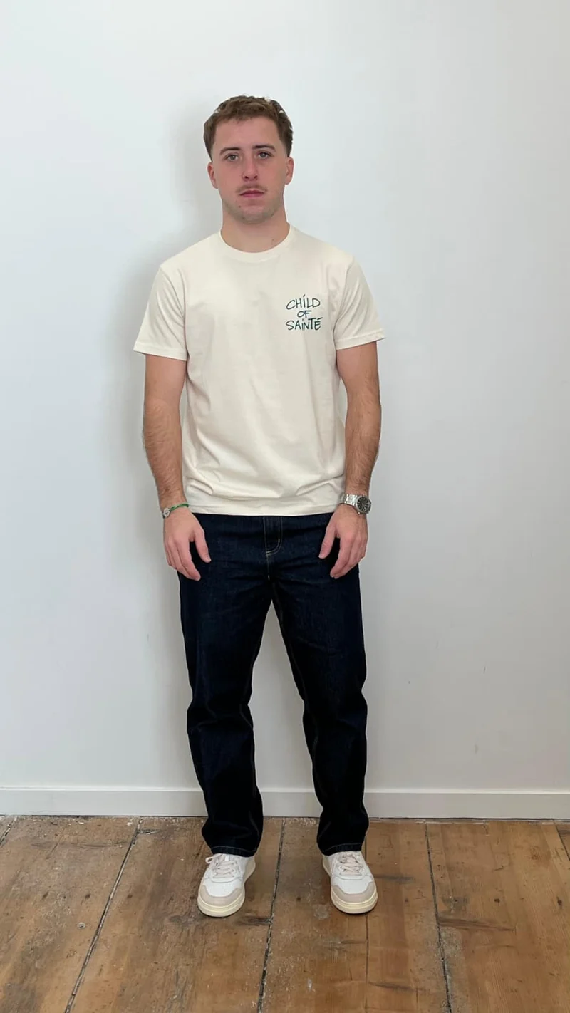 T Shirt Saint-Etienne Child Of Sainté cœur Natural