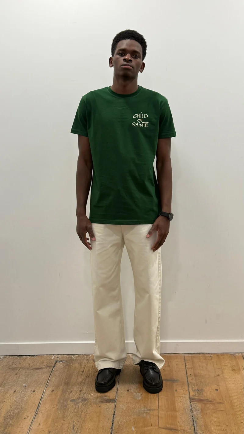 T Shirt Saint-Etienne Child Of Sainté cœur Vert