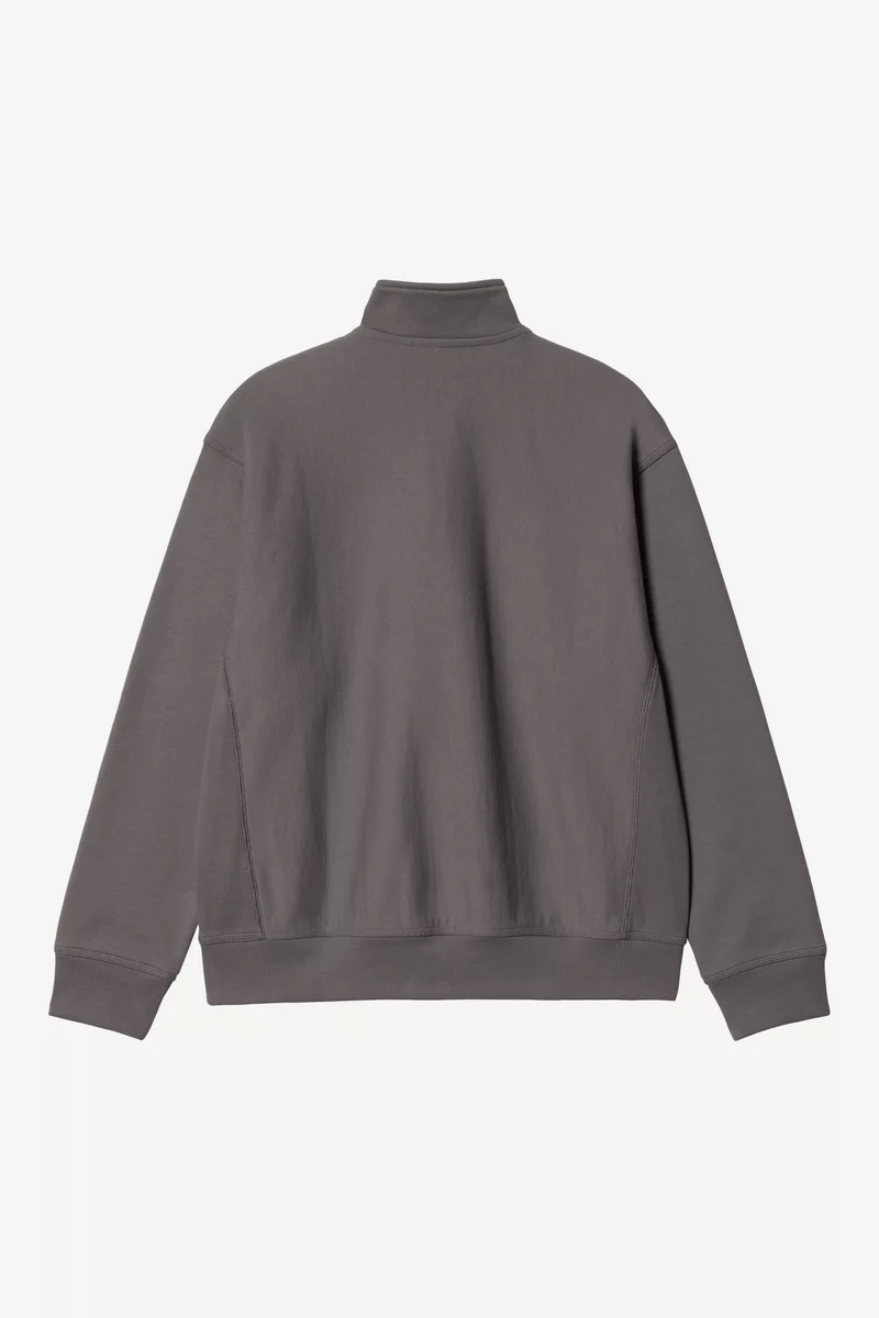 Pull Carhartt Wip HALF ZIP AMERICAN SCRIPT SWEAT Porphyry