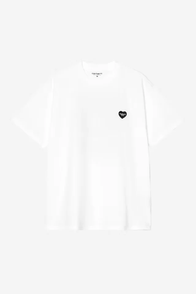 T Shirt Carhartt Wip HEART II S/S TEE White