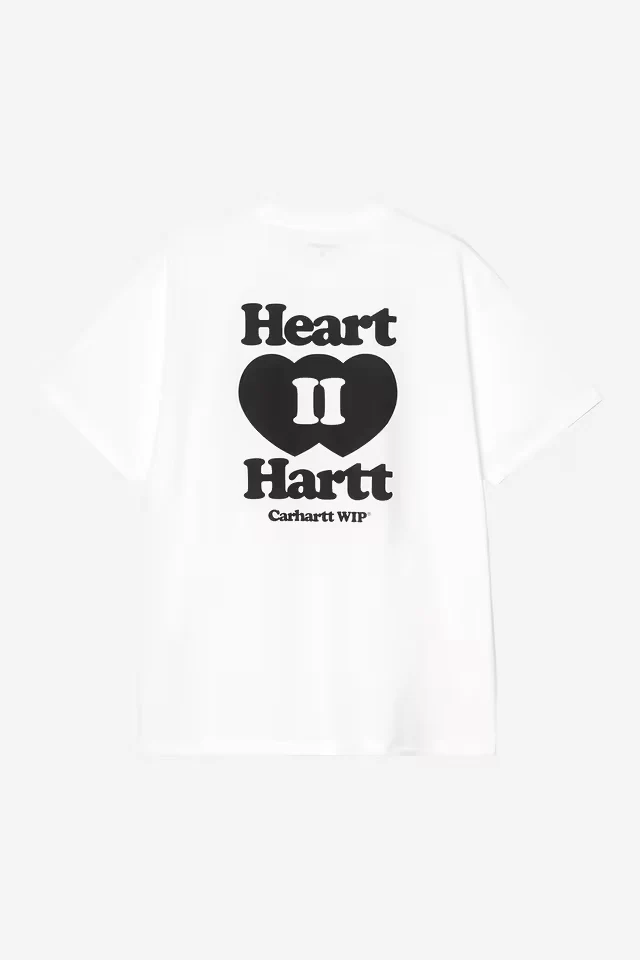 T Shirt Carhartt Wip HEART II S/S TEE White