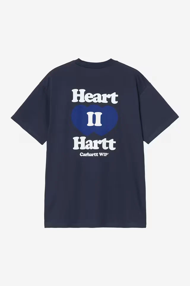 T Shirt Carhartt Wip HEART II HARTT S/S TEE Blue