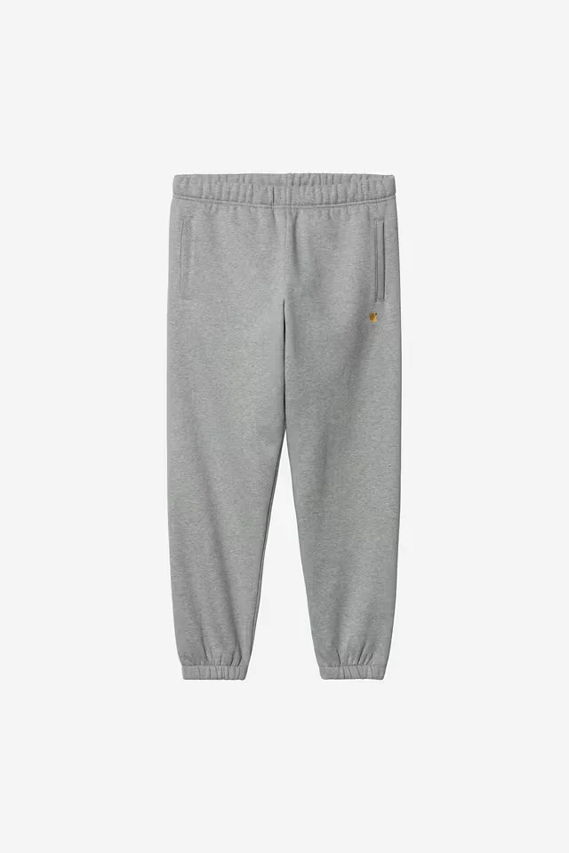 Pantalon Carhartt Wip CHASE SWEAT PANT Grey Heather Gold
