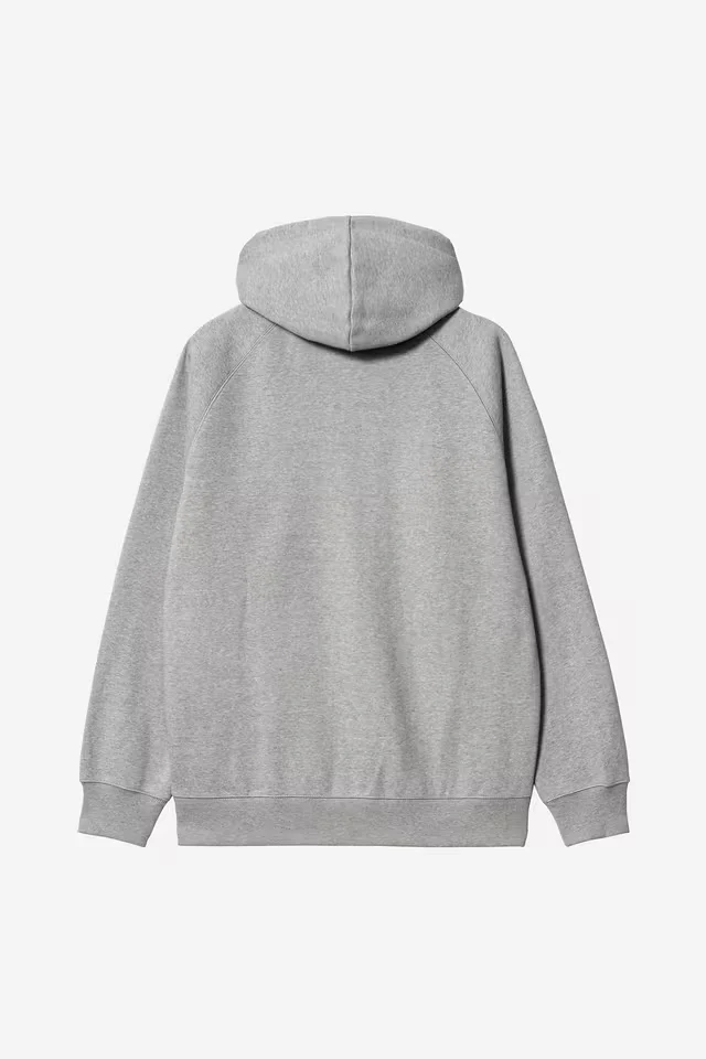 Pull Carhartt Wip HOODED CHASE JACKET Grey Heather Gold