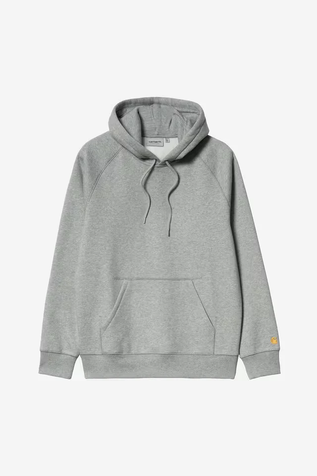 Pull Carhartt Wip HOODED CHASE SWEAT Grey Heather Gold