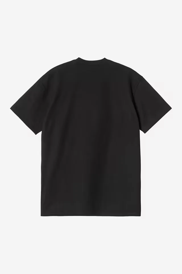 T Shirt Carhartt Wip POCKET HEART S/S TEE Black Red
