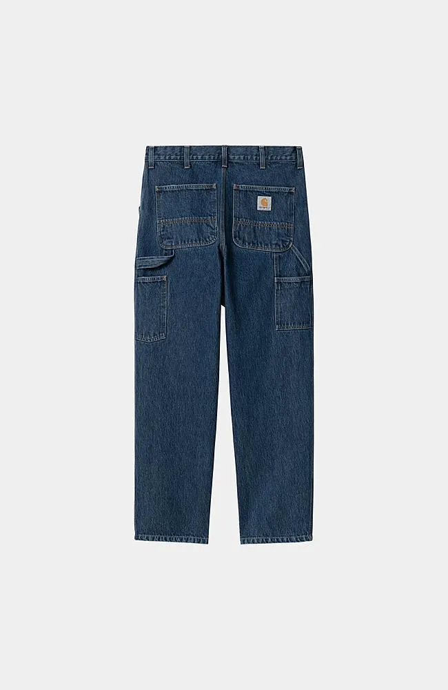 Jean Carhartt Wip SINGLE KNEE PANT Blue Stone Washed