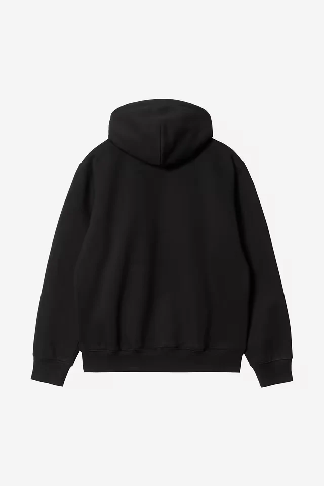 Pull Carhartt Wip HOODED CARHARTT SWEAT Black White