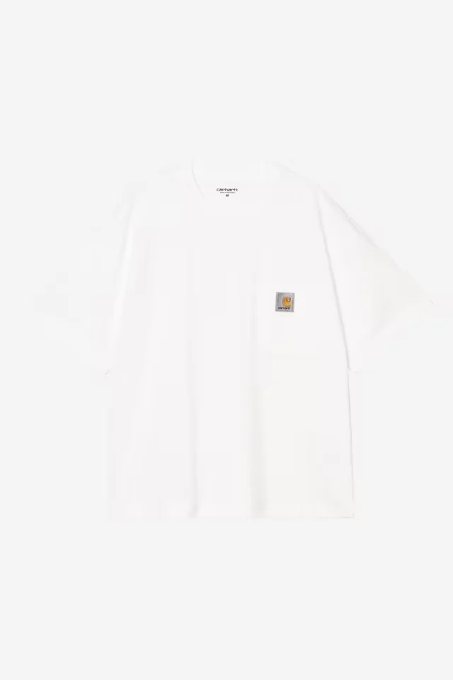 T Shirt Carhartt Wip POCKET S/S TEE White