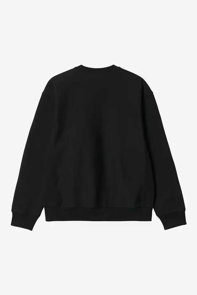 Pull Carhartt Wip AMERICAN SCRIP SWEAT Black