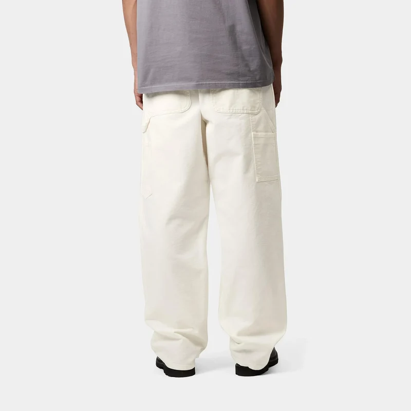 Jean Carhartt Wip SINGLE KNEE PANT Wax Rinsed