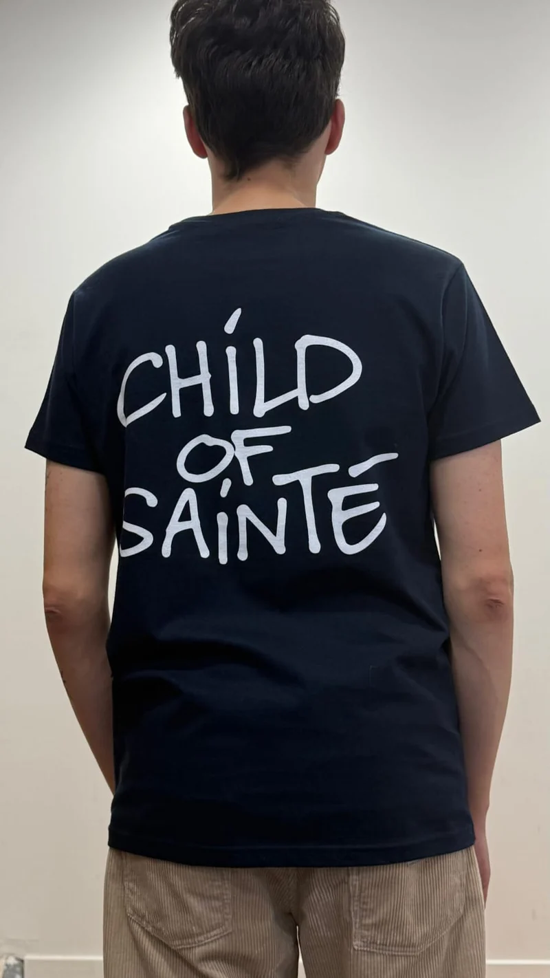Tee Shirt Saint-Etienne Child Of Sainté Back Marine