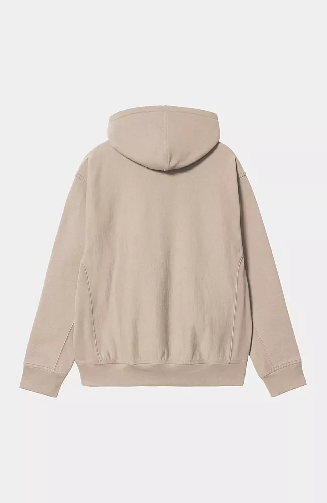 Pull Carhartt Wip HOODED AMERICAN SCRIPT SWEAT Fleur De Sel