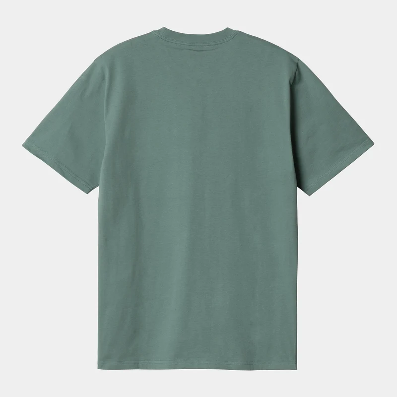 T Shirt Carhartt Wip POCKET S/S TEE Silver Pine