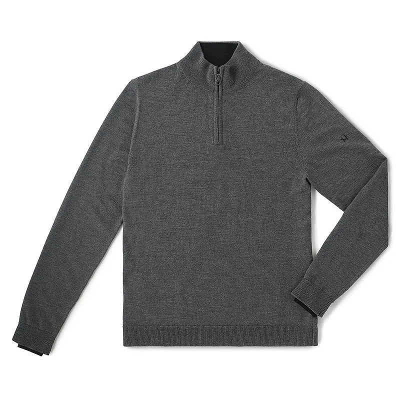 THE REVELSTOKE HALF-ZIP - CHARCOAL