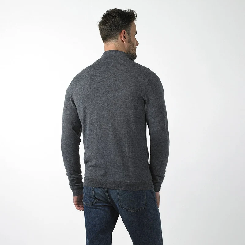 THE REVELSTOKE HALF-ZIP - CHARCOAL