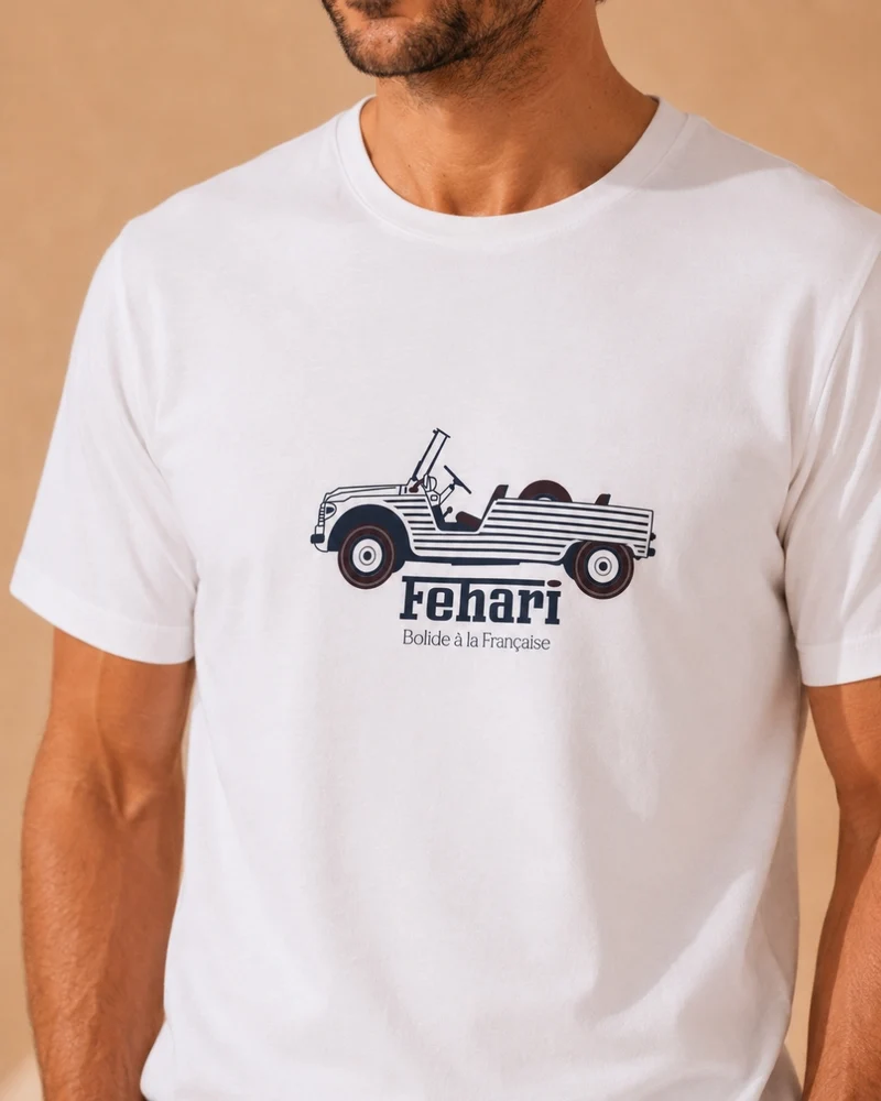 T-SHIRT MÉHARI BLANC | COTON BIO