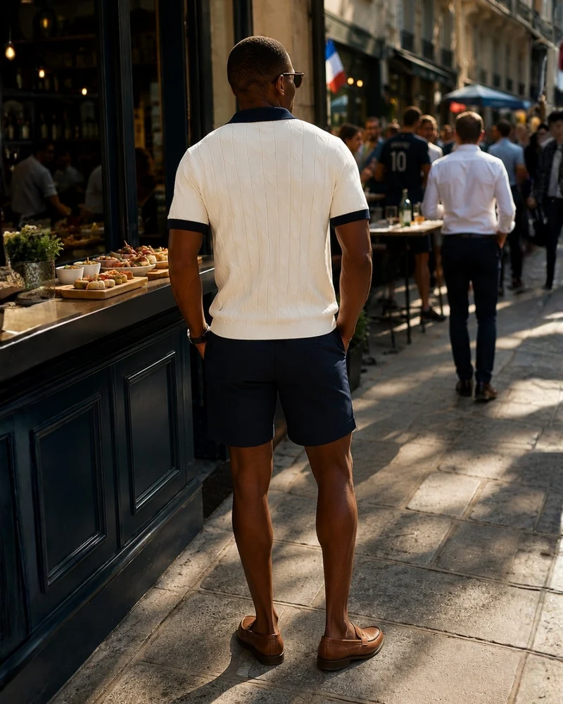 POLO TRICOT MARCEL CRÈME | COTON BIO