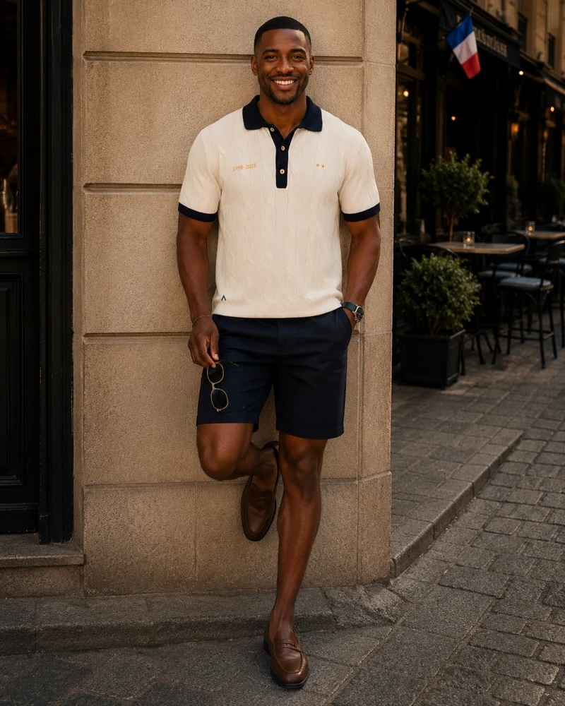 POLO TRICOT MARCEL CRÈME | COTON BIO