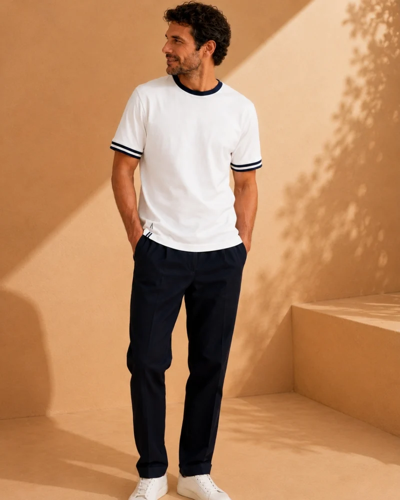 T-SHIRT ALBERT CRÈME | COTON BIO