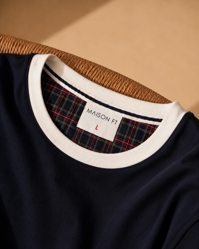 T-SHIRT ALBERT BLEU MARINE | COTON BIO