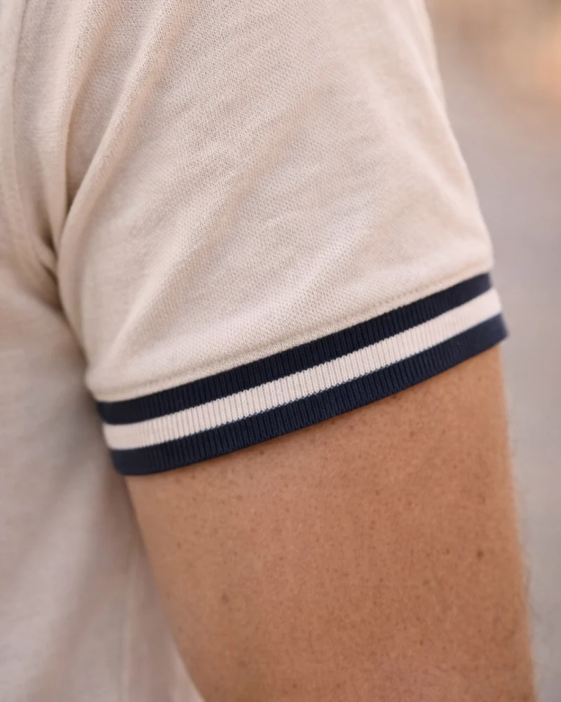 POLO RAYMOND CRÈME | COTON BIO