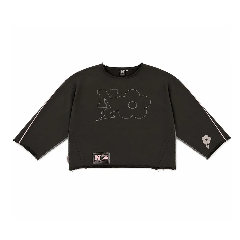 Sweat flared collar enfant heritage