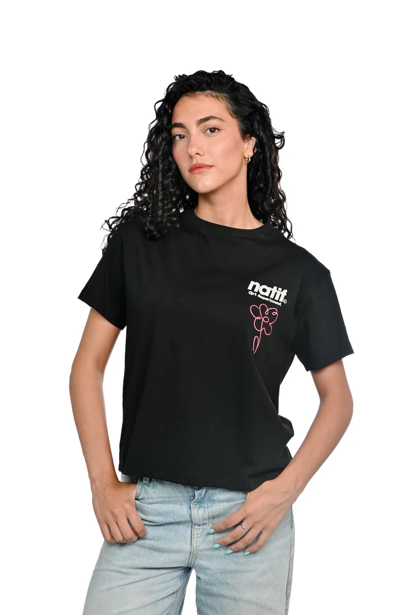 T-shirt Flower art femme