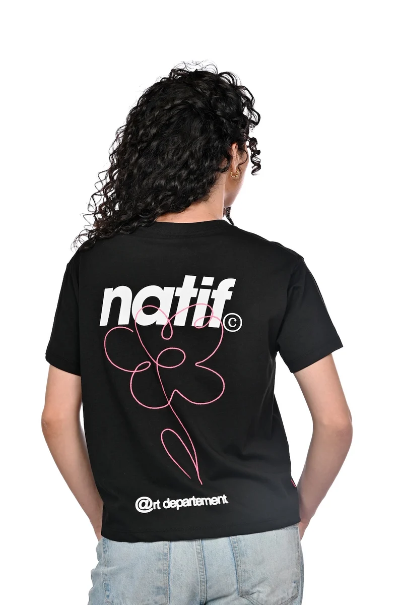 T-shirt Flower art femme