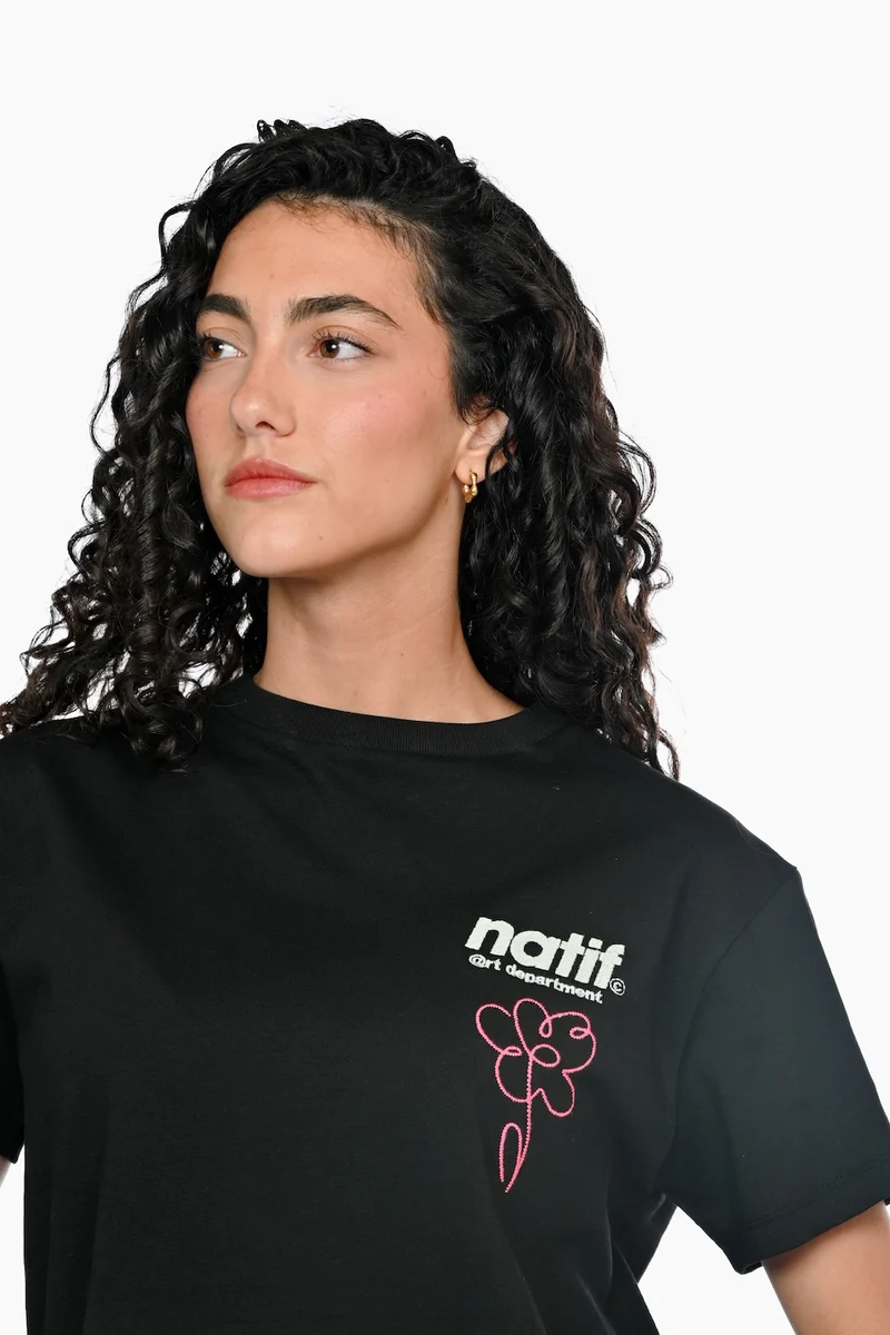 T-shirt Flower art femme