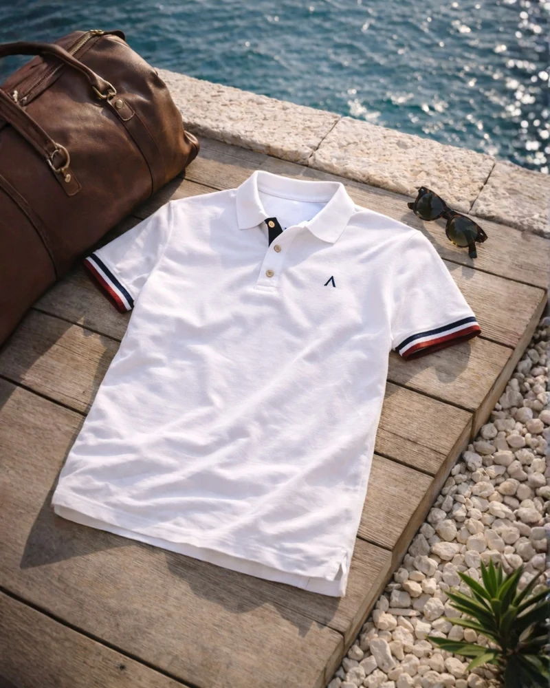 POLO PAUL BLANC | COTON BIO
