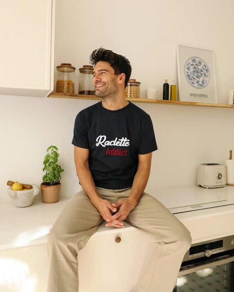 T-SHIRT RACLETTE ADDICT | COTON BIO