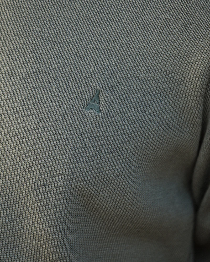 PULL VERT SAUGE MADE IN FRANCE | LOUIS