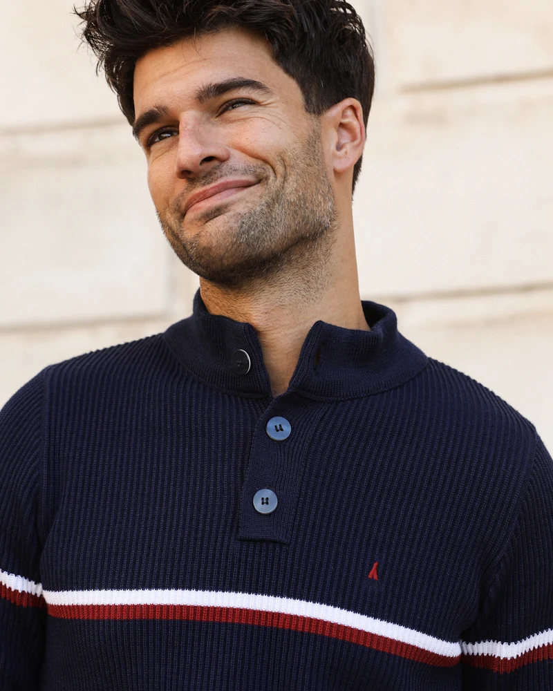PULL TRICOTÉ EN FRANCE | LAINE MÉRINOS | JEAN-CLAUDE