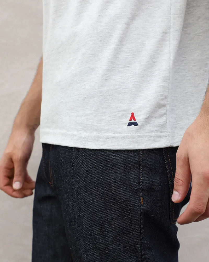 T-SHIRT SKYLINE LYON GRIS | COTON BIO | MAISON FT X VILLE DE LYON