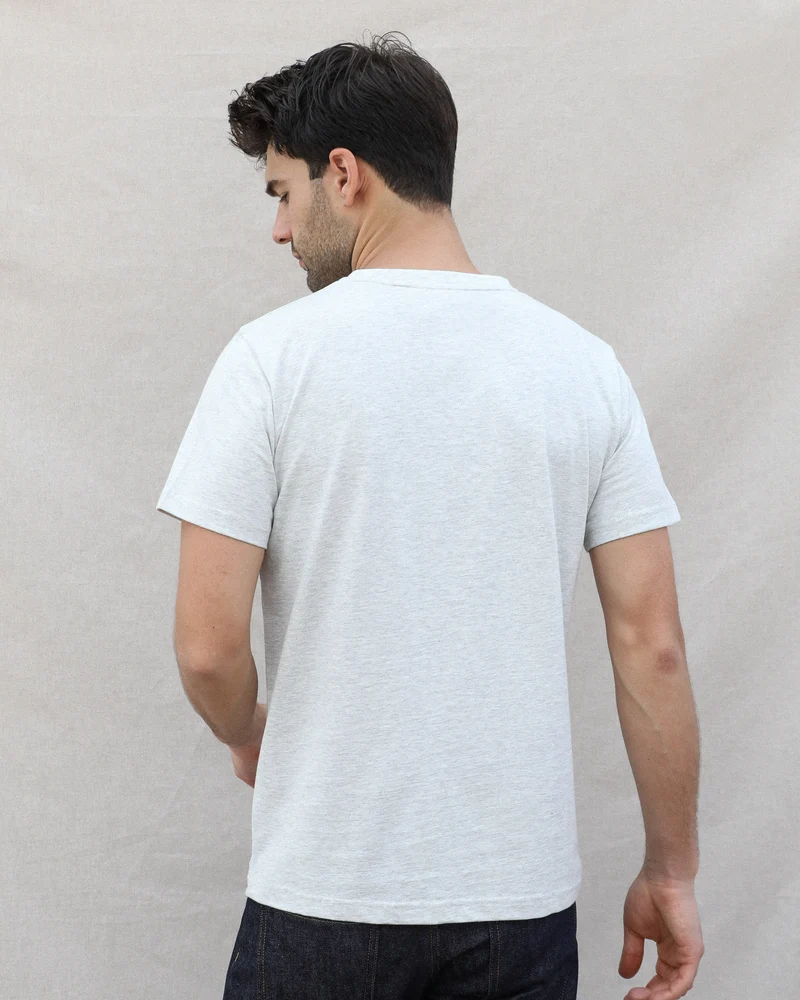 T-SHIRT SKYLINE LYON GRIS | COTON BIO | MAISON FT X VILLE DE LYON