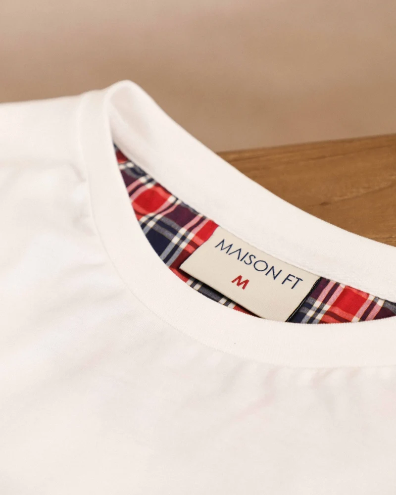 T-SHIRT BLANC CRÈME | COTON BIO